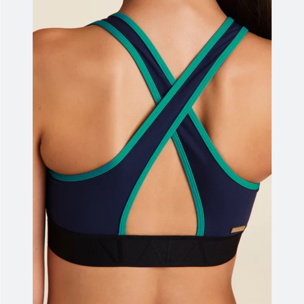 ALALA Black/Blue/Green Sports Bra